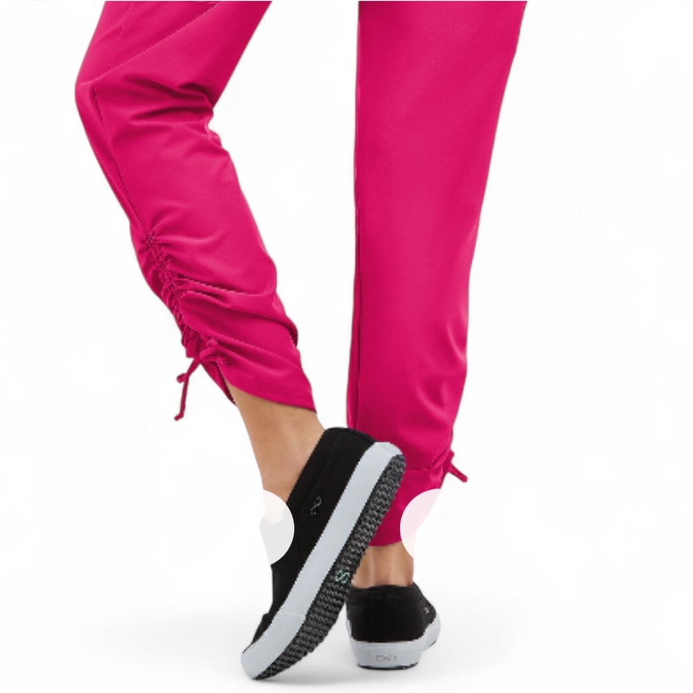 Hot Pink Cinch Scrub Pants